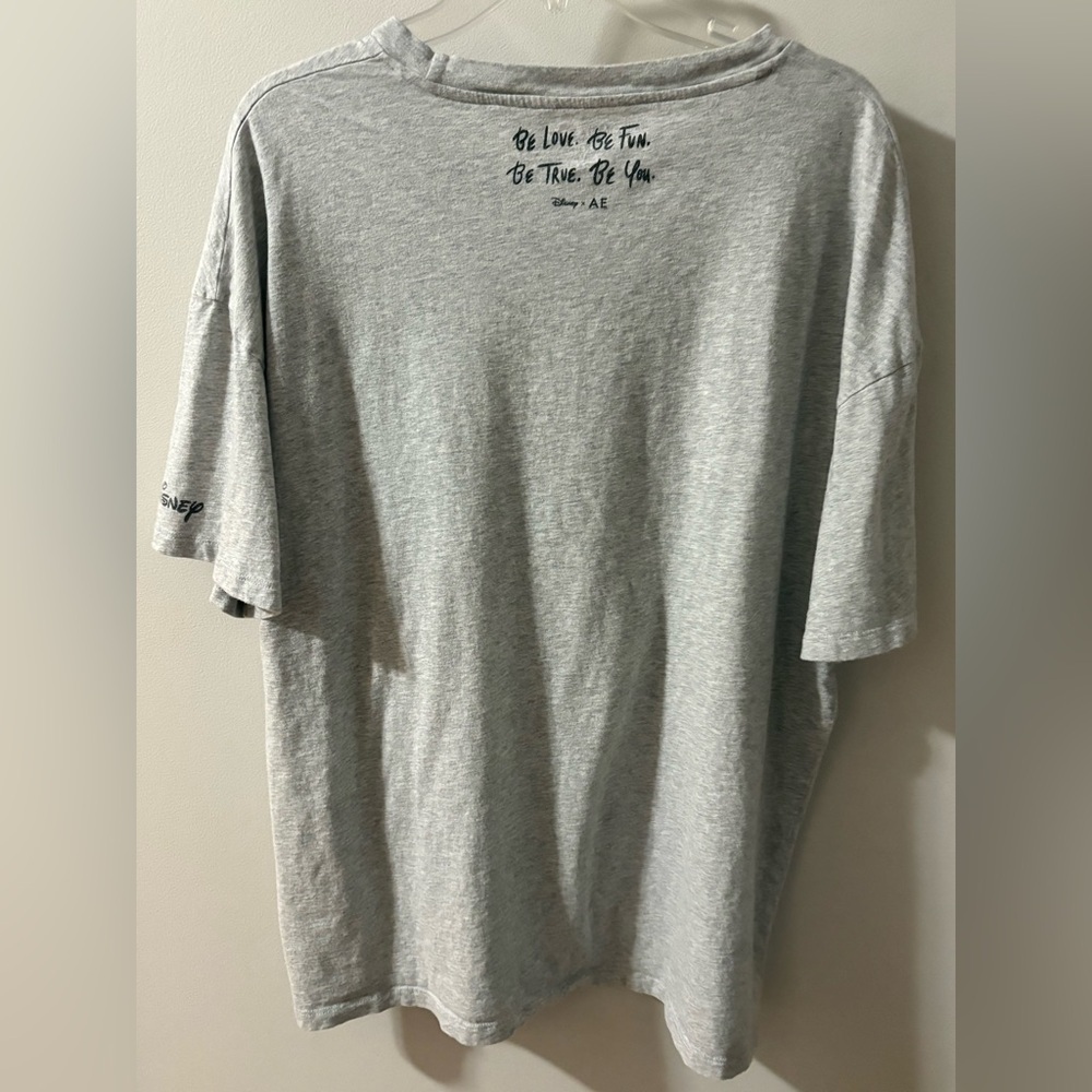 Disney x AE Mickey Mouse Oversized Men's L Embroidered Short Sleeve Tee Shirt - Picture 7 of 10